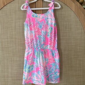Lilly Pulitzer Girls Sundari Romper  sz L